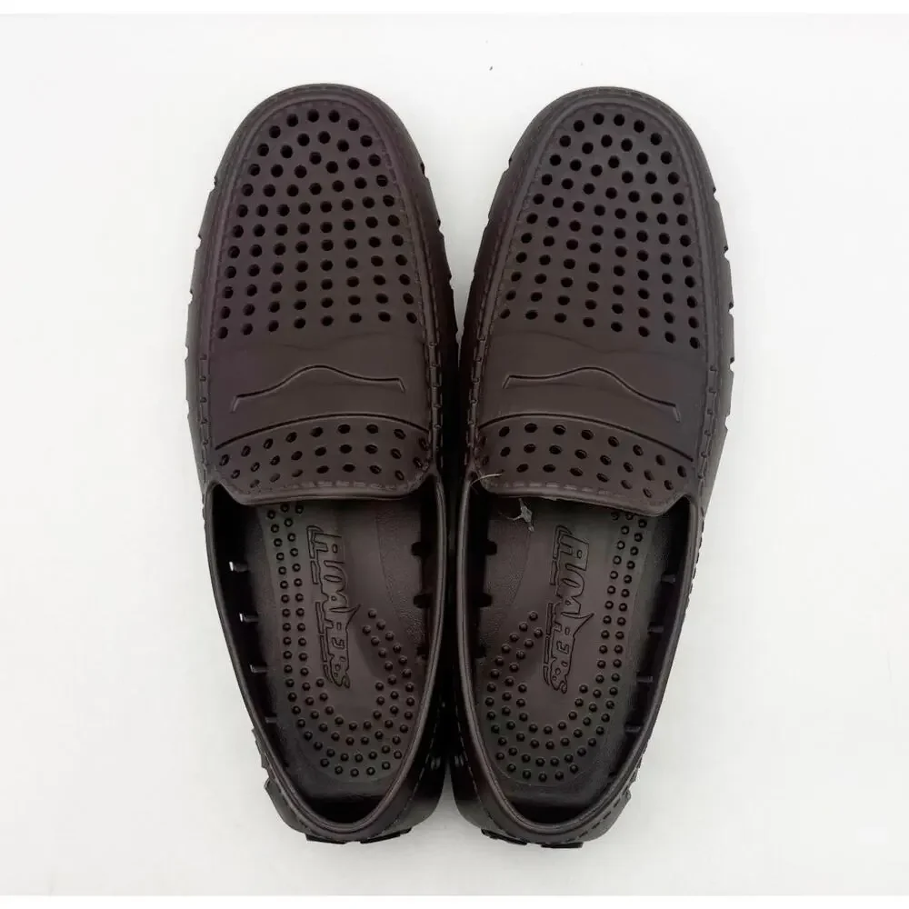 Floafers Mens Country Club Driver 2.0 Loafers Size 8 Brown Waterproof NWOB